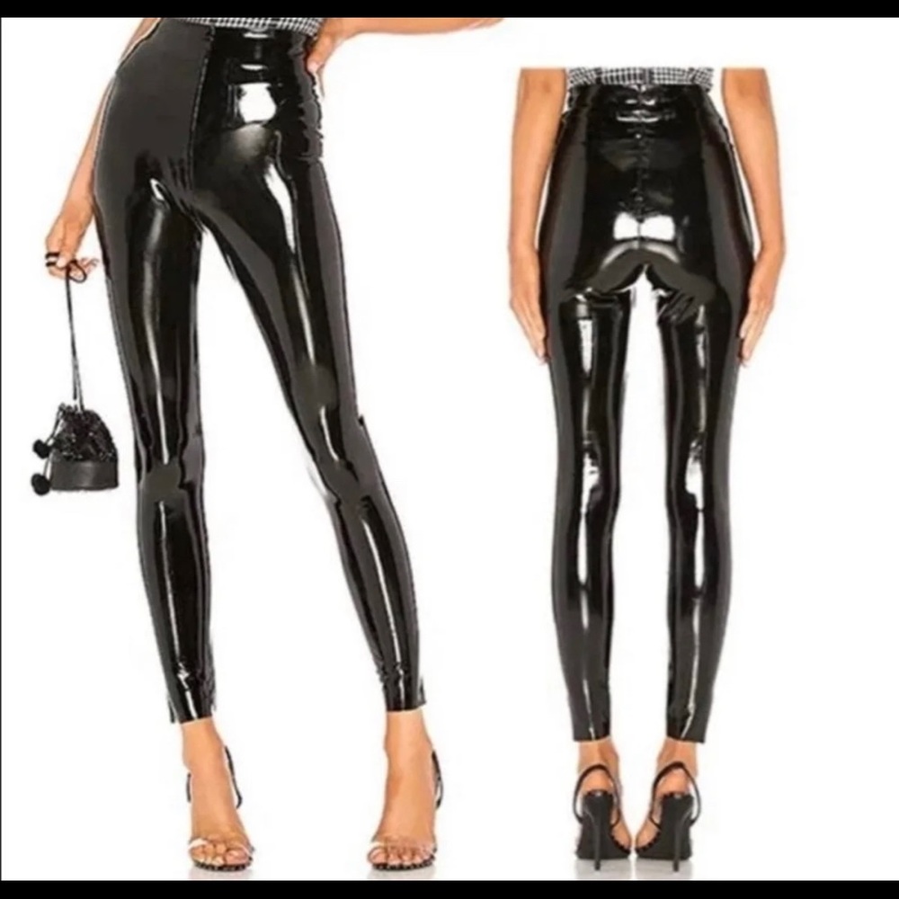 COMMANDO “ latex” leggings size medium NWT